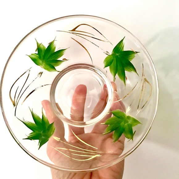 Vintage Anchor Hocking Hand painted Dip Bowl only - Picture 2 of 3